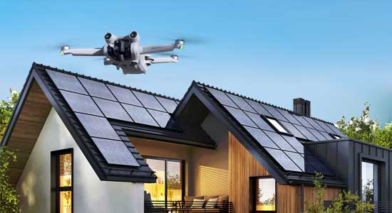Photovoltaik 3D-Vermessung mit Drohne